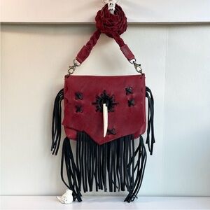 American Darling Fringe Genuine Leather Crossbody